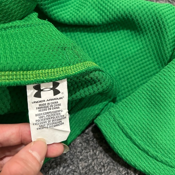 Like New Under Armour All Season Gear Green Quarter Zip Pullover Jacket Large - Picture 5 of 14